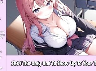 She's The Only One To Show Up To Your TA Session... [Erotic Audio O...