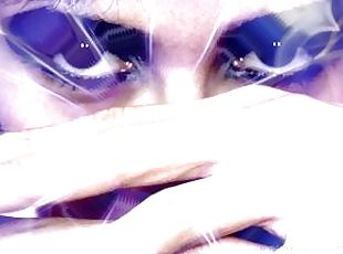 Dark eyes and long nails worship to mesmerize your mind - fetish pa...