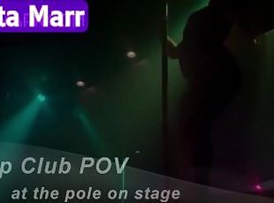POV you're at the strip club by the pole while Dakota Marr is Strip...