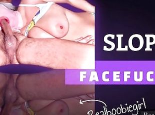 OMG MY KINKY FETISH WIFE MAKE SLOPPY DEEPTHROAT BLOWJOB FACEFUCK