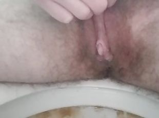 clito, pisser, chatte-pussy, amateur, toilette, fétiche, solo