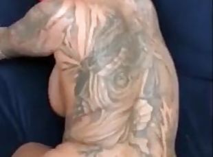 Tattooed blonde babe fucked pleasantly