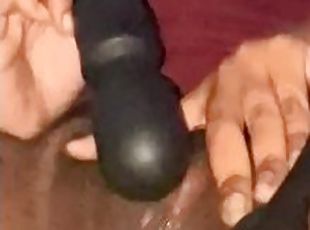 clitoris-bagian-atas-vagina-paling-sensitif, mastubasi, tua, vagina-pussy, amatir, sayang, berkulit-hitam, mainan, hitam, wanita-gemuk-yang-cantik