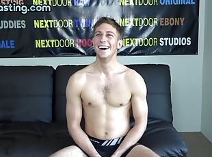 masturbação, gay, punheta, casting, gozando, sozinho, depilada, entrevista