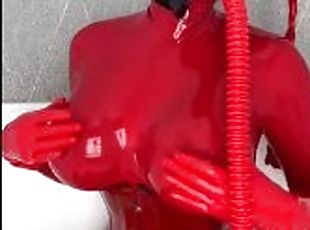 pussy, bdsm, kinky, dildo, latex, alene, bondage, dukke, maske, gummi