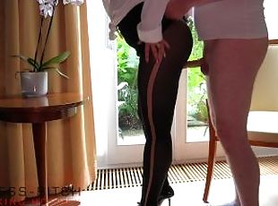 sexy secretary fucked having sex meeting with the boss in front of ...