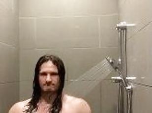 mandi, amatir, penis-besar, mandi-shower, seorang-diri, penis