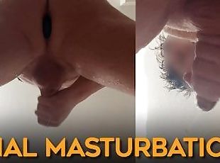 mastubasi, orgasme, amatir, anal, cumshot-keluarnya-sperma, kotor, seorang-diri, biseksual