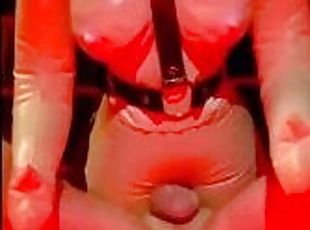 Juicy doll vagina, made me convulsively cum inside her!