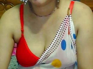 tetas-grandes, esposa, amateur, indio, marido, a-solas, morena