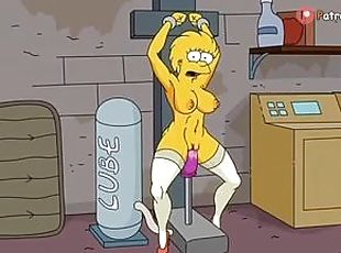 Lisa Simpson Dildo Machine  4K