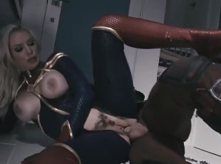 Deadpool Fucks Captain Marvel Hard - Kenzie Taylor, Elena Koshka, L...