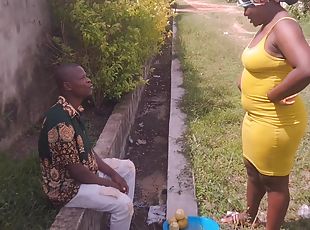 Street Boy Lure Orange Seller To An Uncompleted Building Fuck Her T...