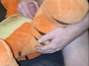 Having sex with my two favorite plushies, Bunny and Tigger, some ha...