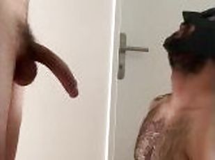 hårete, amatør, blowjob, stor-pikk, homofil, handjob, pikk