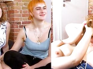 Ersties - 19-jhrige Lilith steht zum ersten Mal fr heie lesbische Action vor der Kamera
