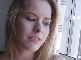 Lily ford got caught smoking by stepbro, so she fucked him to keep ...