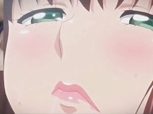 kvinnligt-sprut, avsugning, cumshot, creampie, anime, hentai