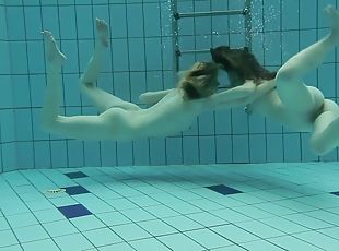 lesbisk, liderlig, pool, fetish, brunette