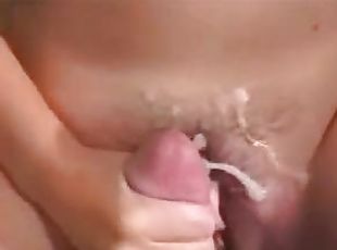 hårete, pussy, blowjob, cumshot, hardcore, hjemmelaget, pov, cum