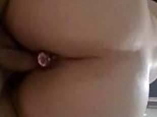 cul, chatte-pussy, femme, amateur, anal, énorme-bite, milf, ejaculation-interne, belle-femme-ronde, point-de-vue