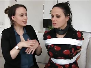 lesbienne, bdsm, bondage, brunette