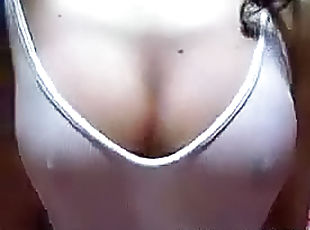 tetas-grandes, pezones, amateur, webcam, morena