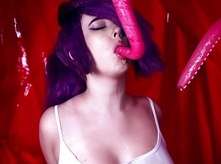 Tentacles fucks cosplay Futurama Leela