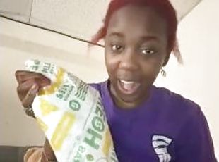 YUM! SUBWAY SANDWICH MUKBANG : WATCH ME EAT OR EAT WITH ME  Ugly Gi...