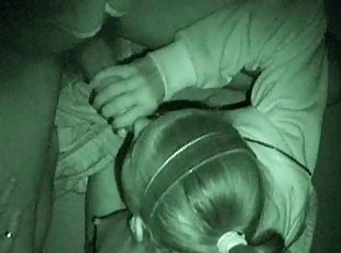 Russian couple have a nice midnight sex