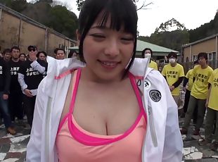 enorme, al-aire-libre, japonés, gangbang, zorra-slut