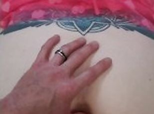 POV Neighbor Fucks Hot Wife - Space Buns, Lingerie & Fuck From Behi...