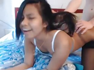 asiático, amador, anal, webcam