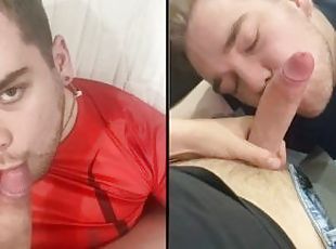 Twink TORE his Throat from Thick Dick HARDCORE FACE FUCKING Top DOM...