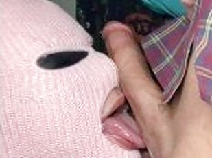 amatør, babes, blowjob, pov, fetisj, tattoo, maske