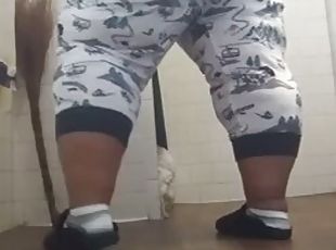 estilo-cão, ébona, preto, bbw, botins, pov, rabo, geto