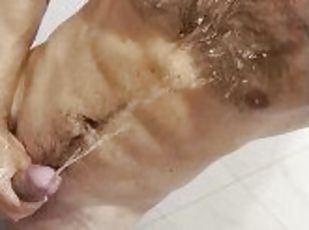 SpliceFist - Athletic Body masturbating in shower, Anal Play, Prola...