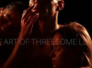 Threesome of passion for seduction