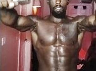 papá, masturbación, negra-ebony, negra, perfecto, a-solas, papi, musculada, entrenamiento