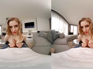 POV video with a beautiful wife Jayla De Angelis satisfying her hus...