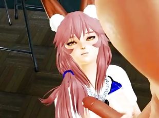 Tamamo no mae 3d hentai