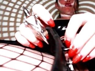 Domina Eva Latex Femdom Fetish Milf High Heels Goddess BDSM Solo Ho...