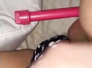 masturbation, orgasm, fitta-pussy, kvinnligt-sprut, amatör, mogen, leksak, bbw, pov, ensam