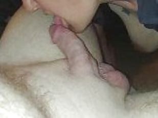 payudara-besar, tua, amatir, dewasa, blowjob-seks-dengan-mengisap-penis, jenis-pornografi-milf, ibu, menelan, berambut-merah, sudut-pandang