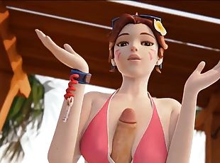 3D Compilation: Dva Titjob Mercy Tracer Widowmaker Fucked From Behi...