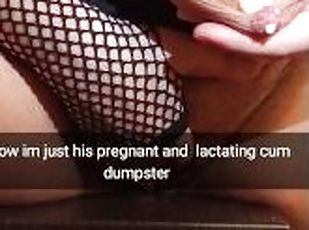 My wife get turned into pregnant lactating cum dump for her lover! ...