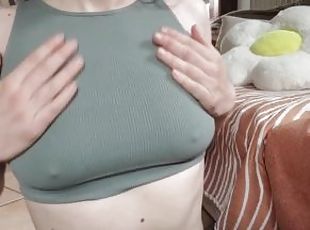 tetas-grandes, masturbación, pezones, orgasmo, amateur, babes, sucio, italiano, pequeñita, a-solas