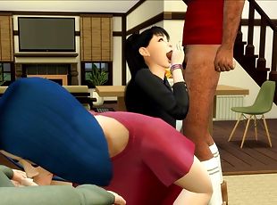 ofis, açıkhava, sekreter, eşini-paylaşan-kimseler, oral-seks, orta-yaşlı-seksi-kadın, zorluk-derecesi, pornografik-içerikli-anime, 3d, esmer-kadın