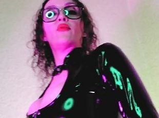 Fetish Mistress Dominatrix Eva Latex Goddess Femdom Teacher Sexy Mi...