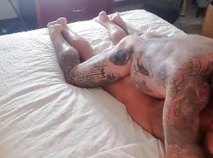 papa, anal, mature, gay, par-voie-orale, pappounet, musclé, tatouage, ours